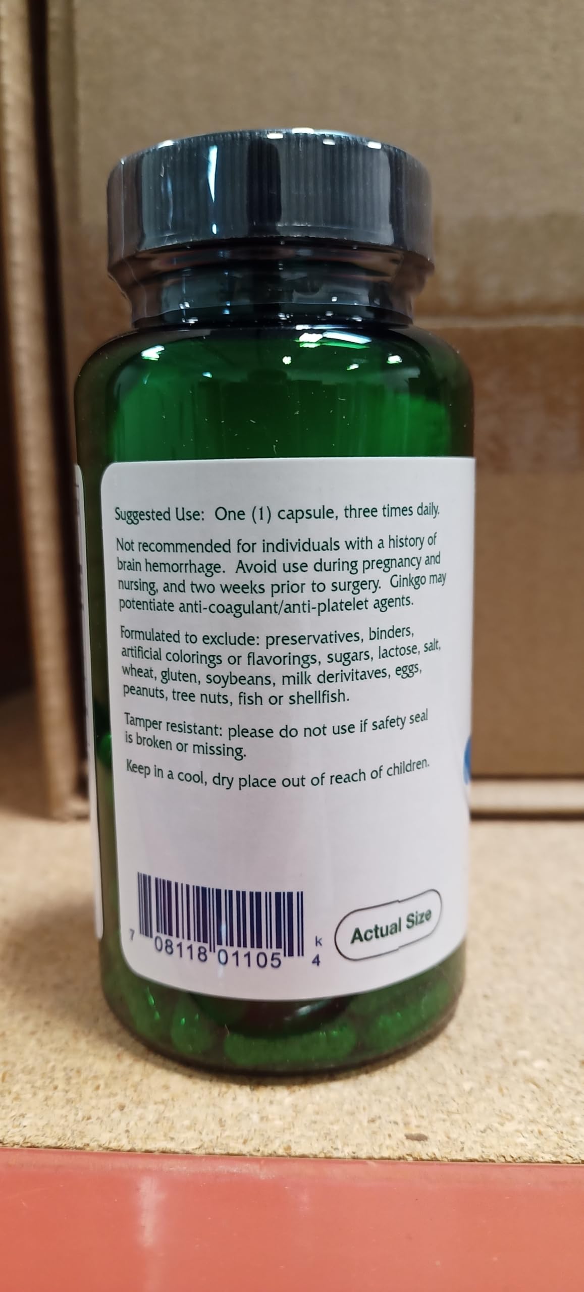 Vitanica Ginkgo Biloba Extract – Supports Circulation & Cognitive Health | 24% Flavone Glycosides, 6% Terpene Lactones | 90 Capsules