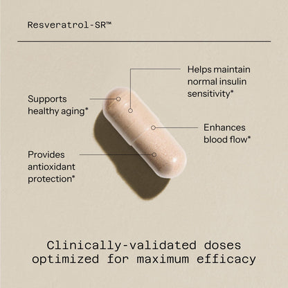 Quality of Life Resveratrol-SR | MicroActive Anti-Aging Resveratrol 30 Vegicaps