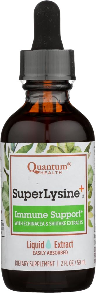 Quantum Amino Acid Super Lysine Plus Liquid Extract 2 oz – Immune Support Dietary Supplement