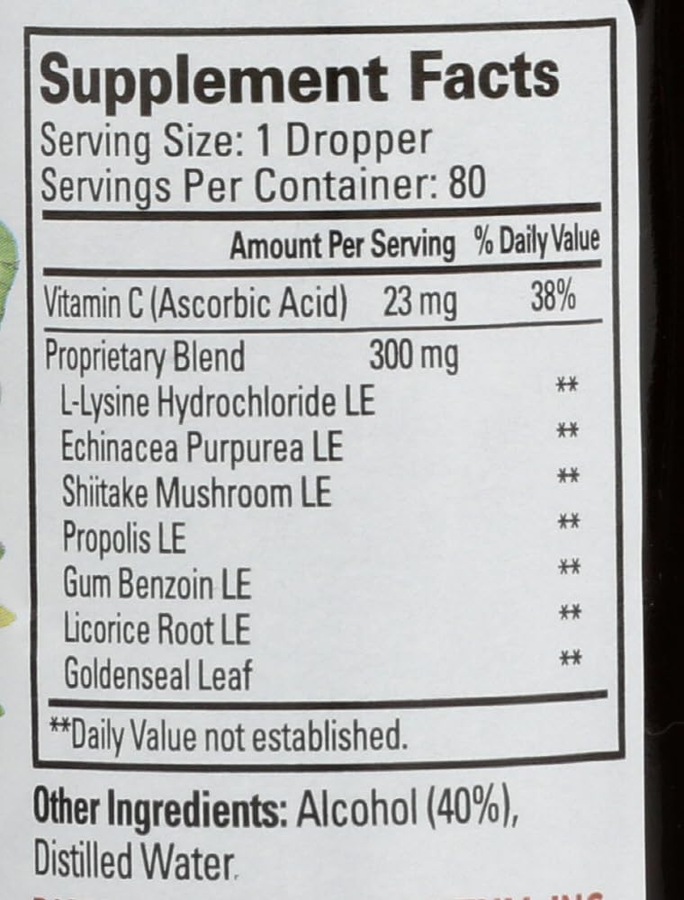 Quantum Amino Acid Super Lysine Plus Liquid Extract 2 oz – Immune Support Dietary Supplement