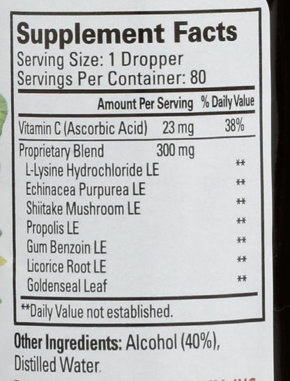 Quantum Amino Acid Super Lysine Plus Liquid Extract 2 oz – Immune Support Dietary Supplement