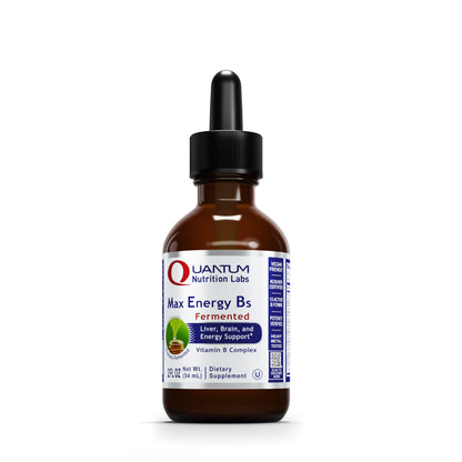Quantum Nutrition Labs Max Energy B – Liquid Vitamin B Complex (2 Fl Oz)