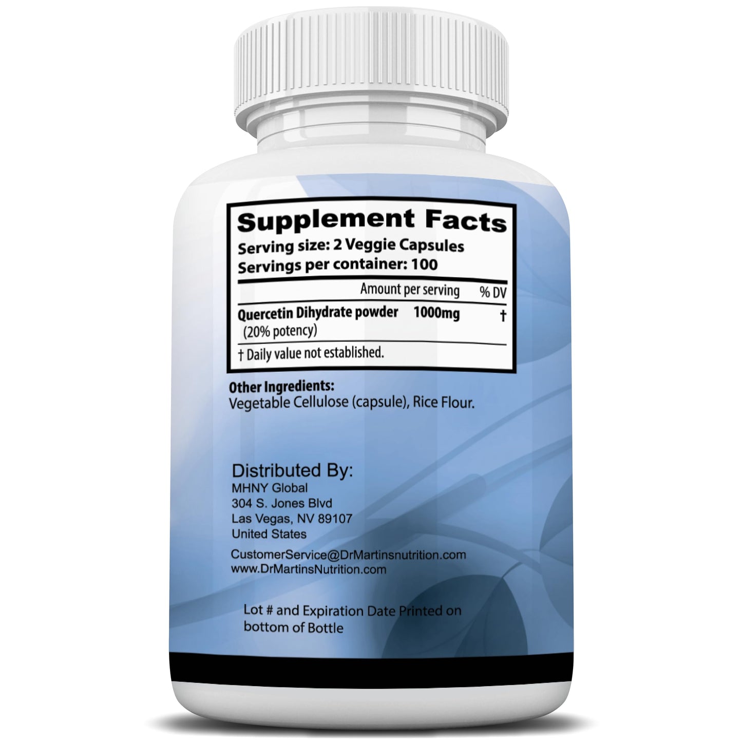 1000mg Quercetin – 200 Capsules | Immune Support, Sinus Relief and Cardiovascular Health