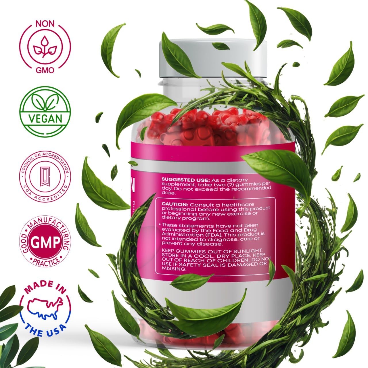 Quercetin Gummies 2500MG + Bromelain & Zinc | Immune Support | Made in USA