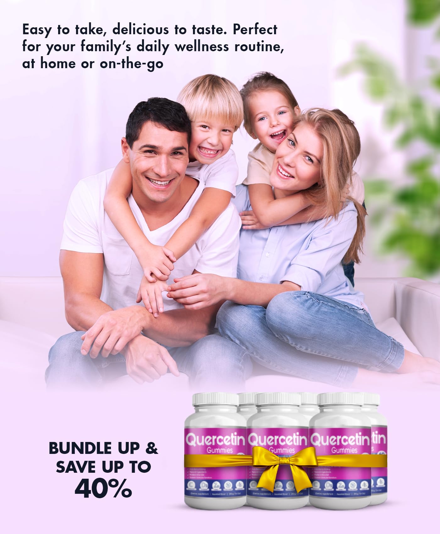 BioVitalica Quercetin Gummies 2-Pack – Immune Support with Quercetin, Zinc & Vitamin C