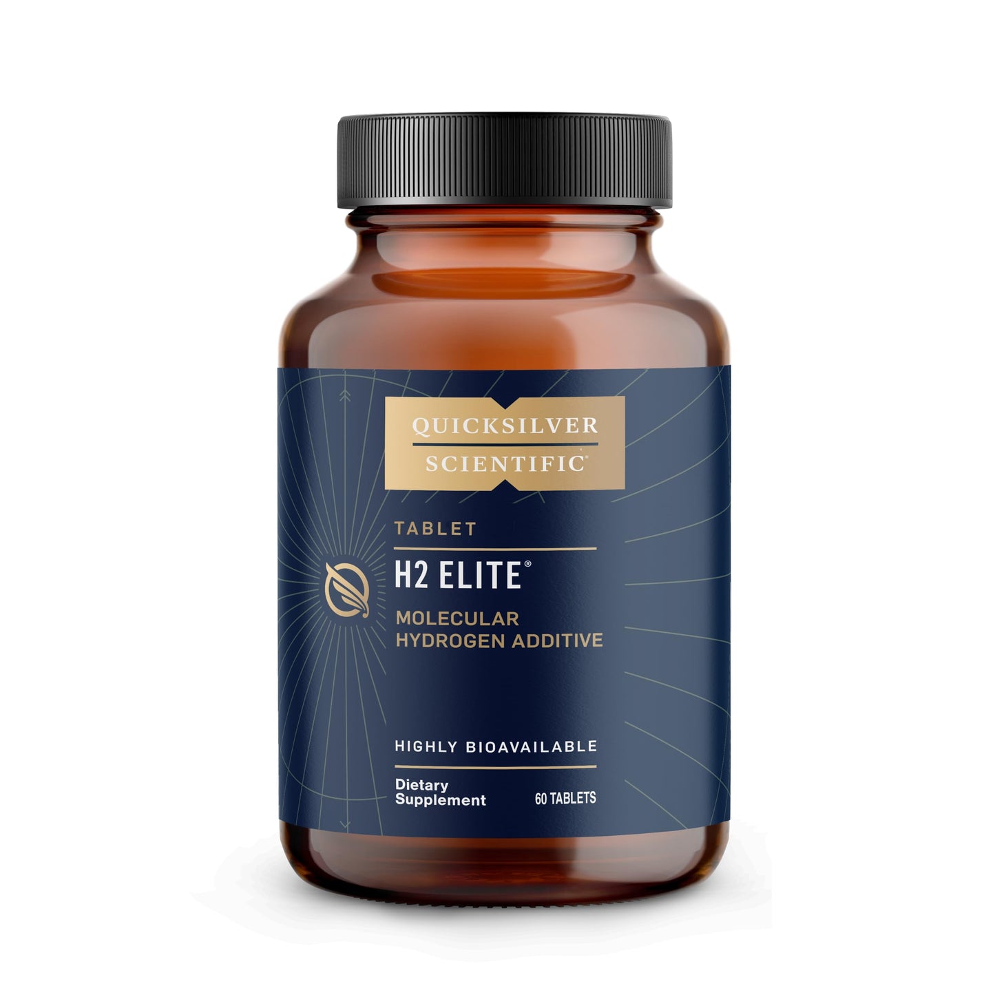 Quicksilver Scientific H2 Elite – Molecular Hydrogen Tablets for Quick Hydration (60 Tabs)
