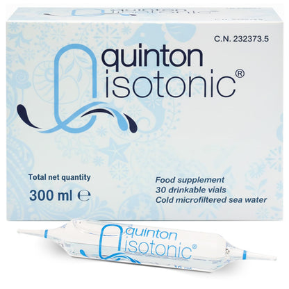 Quinton Isotonic Ampoules - 30 x 10ml | Ocean Mineral Solution by Quinton