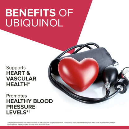Qunol Mega Ubiquinol CoQ10 100mg – Superior Absorption, 240 Softgels (Pack of 2)