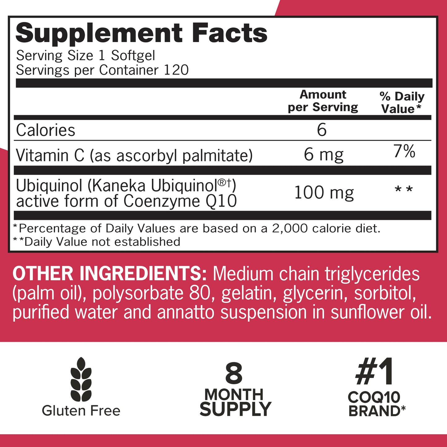 Qunol Mega Ubiquinol CoQ10 100mg – Superior Absorption, 240 Softgels (Pack of 2)