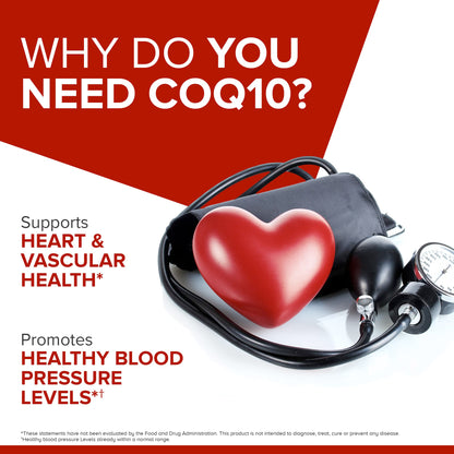 Qunol Ultra CoQ10 100mg | 3x Better Absorption | Water & Fat-Soluble CoQ10 | 240 Softgels