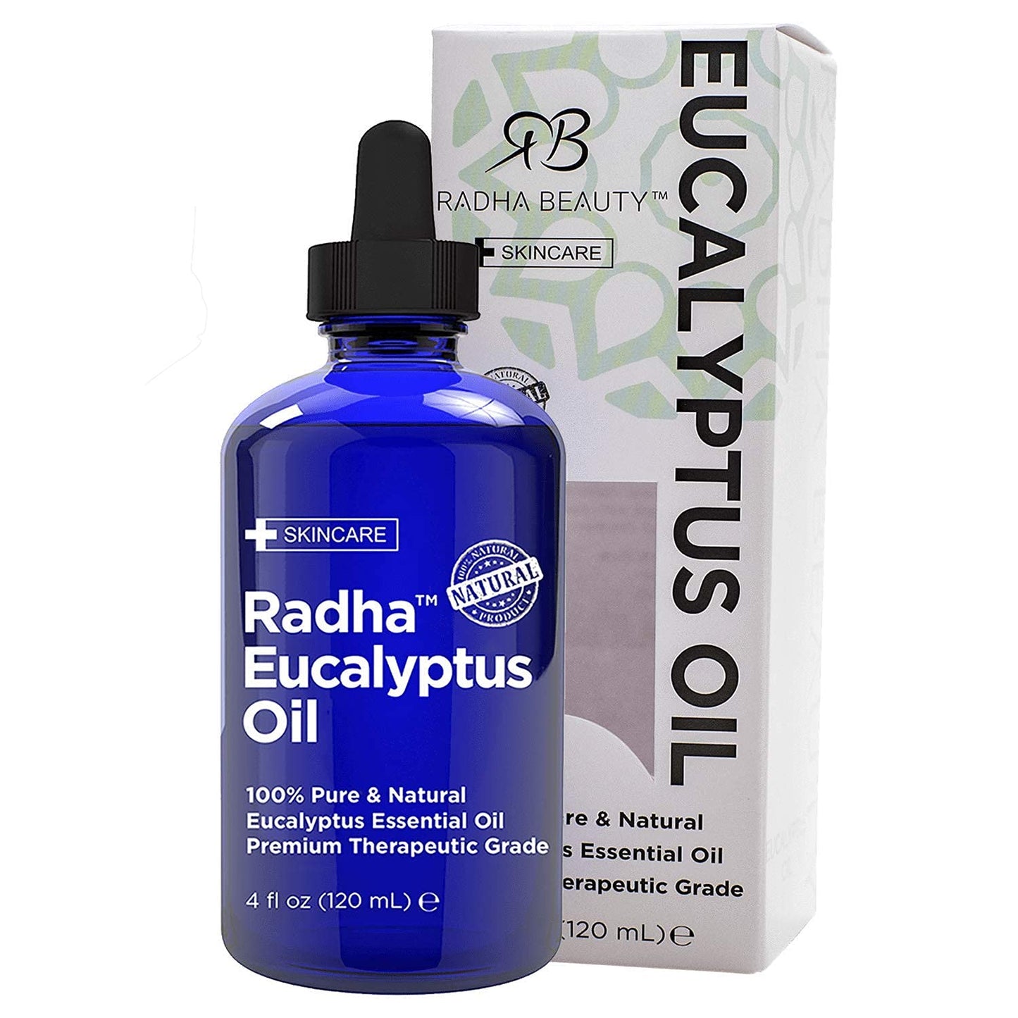 Radha Beauty Eucalyptus Essential Oil 4 oz – Pure & Therapeutic Grade