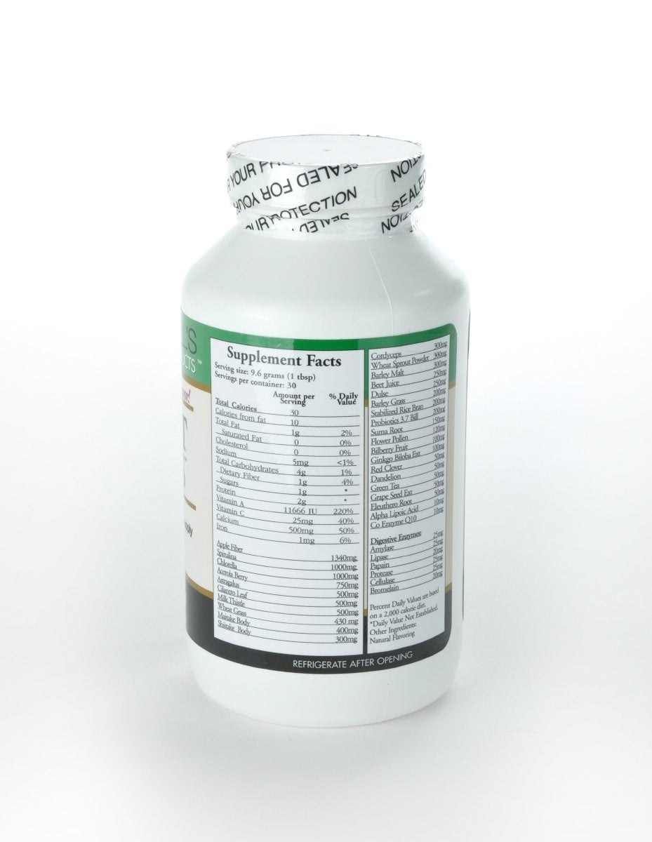 Radiant Greens Natural by Tony O'Donnell - 10.58 Oz / 30 Servings | Greens Powder
