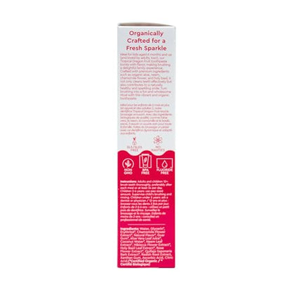 RADIUS USDA Organic Kids Toothpaste Dragon Fruit 3oz - Pack of 3
