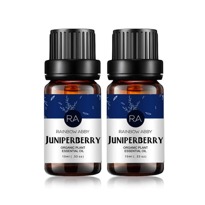 RAINBOW ABBY Juniper Berry Essential Oil - 100% Pure & Undiluted, 2x10 mL