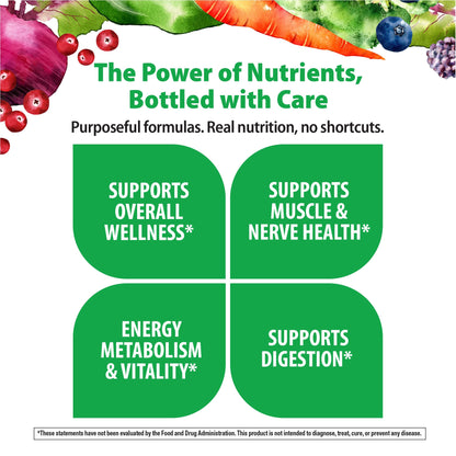 Rainbow Light Men's Multivitamin One+ 30 Caplets – Real Food Nutrients, Enzymes & Probiotics