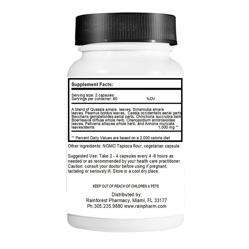 Rainforest Amazon A-P 120 Vegetarian Capsules – 650 mg | Herbal Supplement