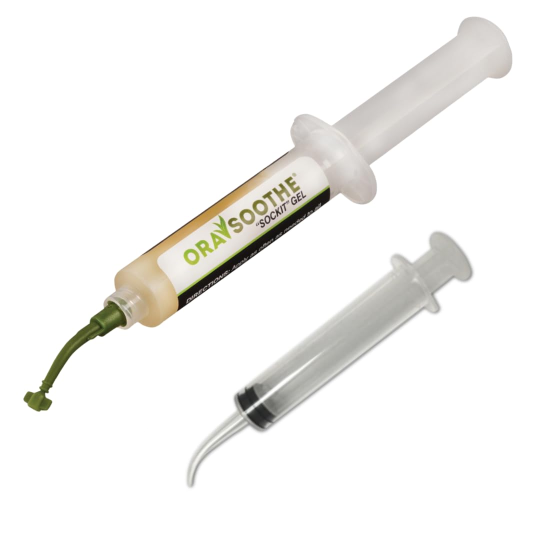 Orasoothe SOCKIT Gel 10g Tube with 1 Extra Spark Dental Co Applicator Tube | Canker Sore Relief