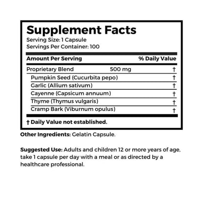 Dr. Clark Raz-Caps Supplement – 500mg, 100 Gelatin Capsules