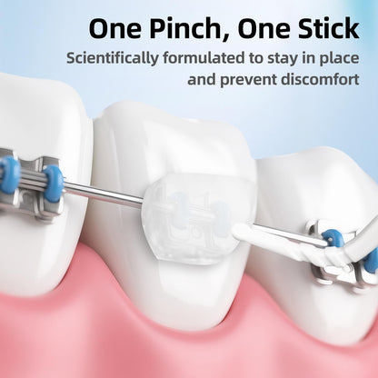 RAZOKO Orthodontic Wax for Braces & Aligners | Pre-cut Dental Wax Strips