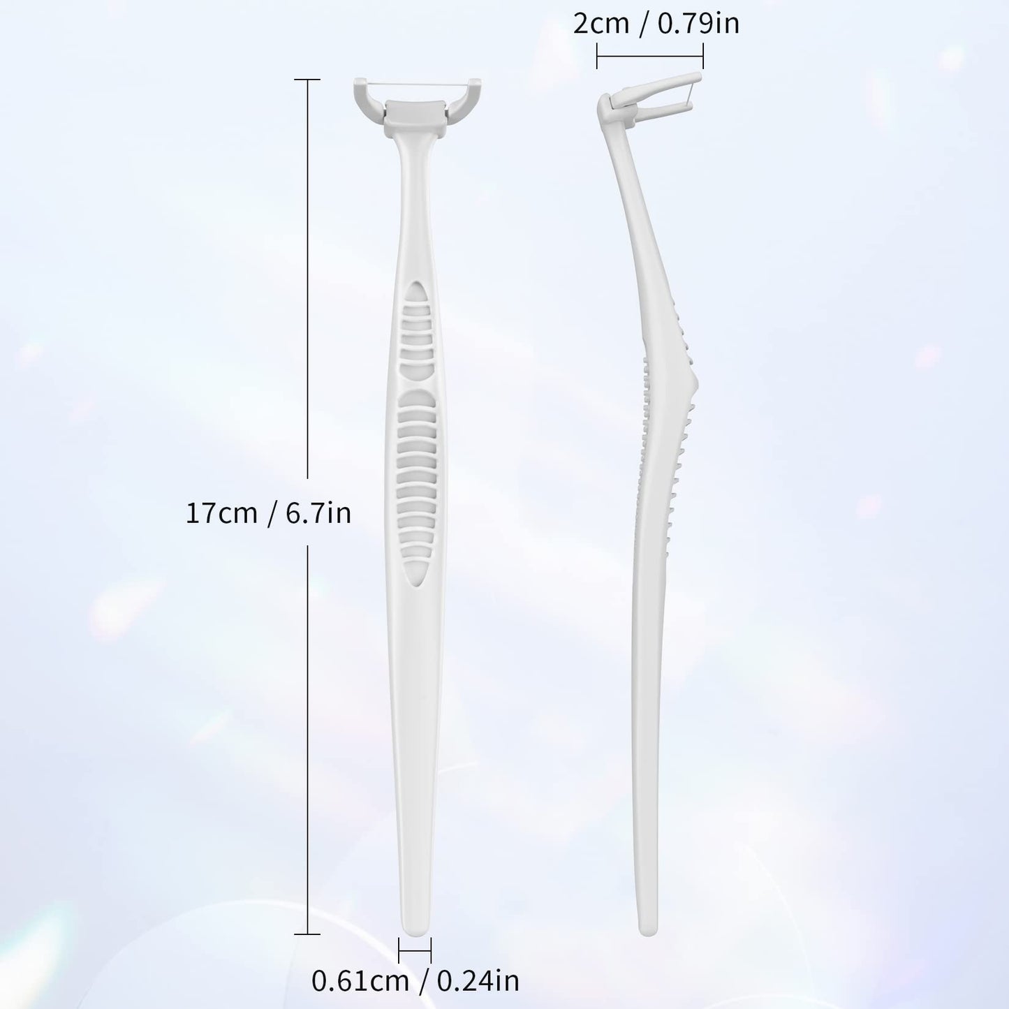 RAZOKO Ultimate Flosser Kit – 2 Handles & 240 Extra Strength Refills