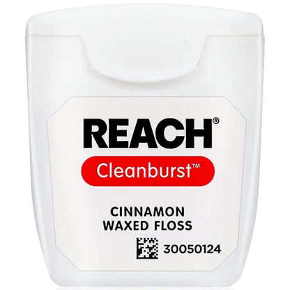REACH Cleanburst Waxed Floss Cinnamon 55 Yards Pack of 8
