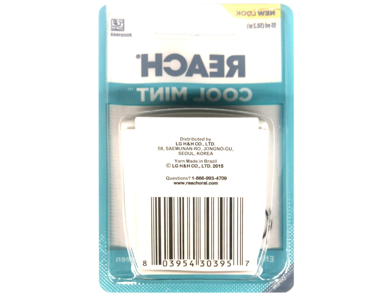 REACH Dental Floss Cool Mint 55 yds – Pack of 4