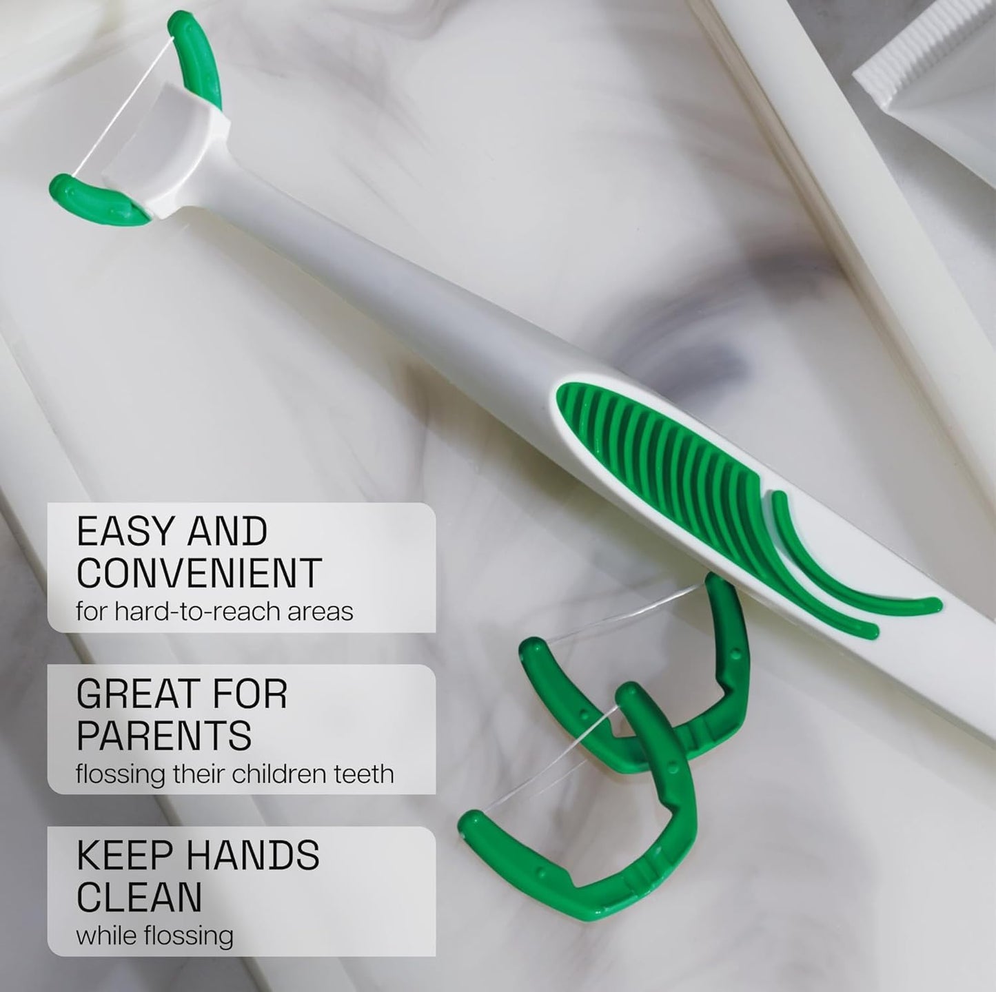 REACH Ultraclean Access Flossers Refill Heads - Fresh Mint, 28 Heads (Pack of 4)