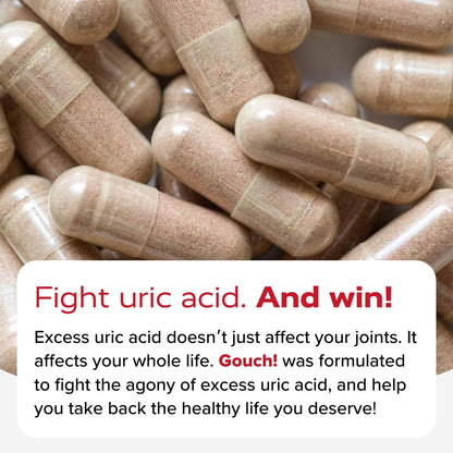 Redd Remedies Gouch! — Joint & Uric Acid Support with Tart Cherry & Quercetin | 120 Vegan Capsules