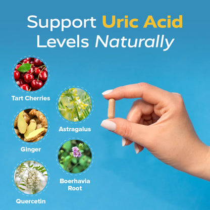 Redd Remedies Gouch! — Joint & Uric Acid Support with Tart Cherry & Quercetin | 120 Vegan Capsules
