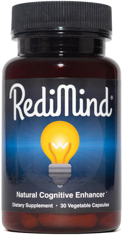 RediMind - Natural Cognitive Enhancement Capsule | Non-GMO, Vegan, Gluten-Free
