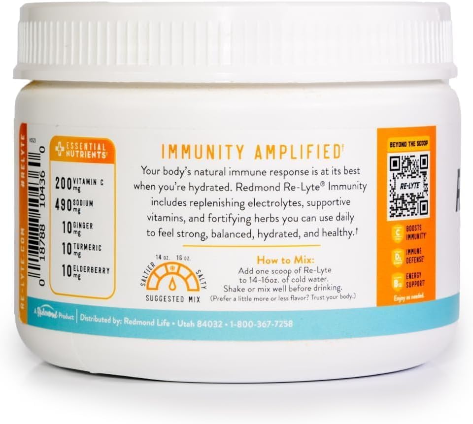 REDMOND Re-Lyte Immunity Multivitamin Drink Mix – Pineapple Orange