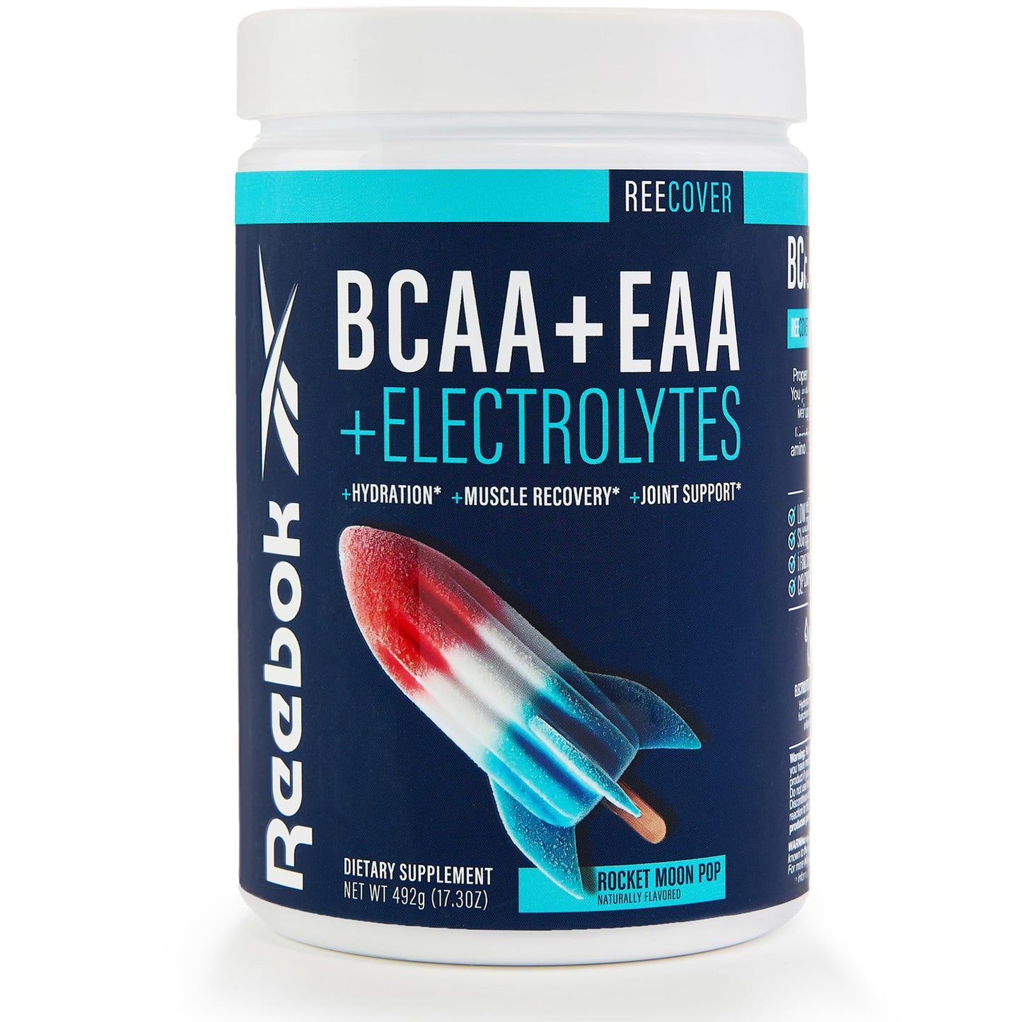 Reebok REECover Amino Acids + Electrolytes | 30 Servings | Rocket Moon Pop