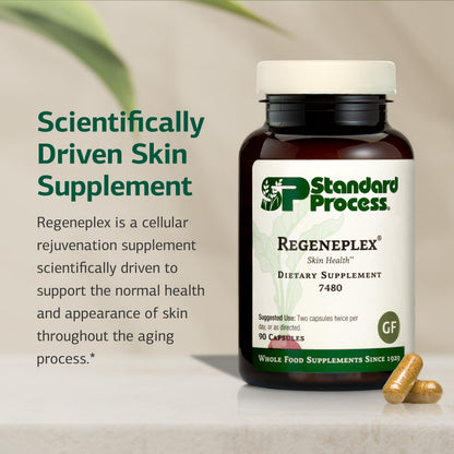 Regeneplex Skin Health Supplement – Vitamin C & Zinc | Gluten-Free | 90 Capsules
