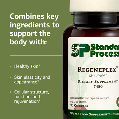 Regeneplex Skin Health Supplement – Vitamin C & Zinc | Gluten-Free | 90 Capsules