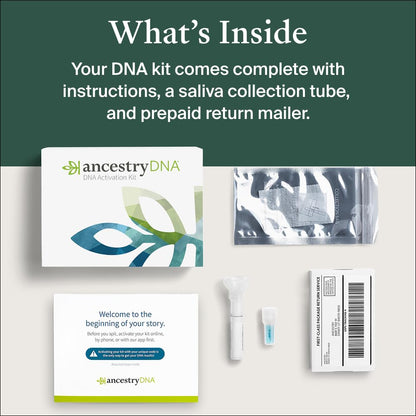 AncestryDNA Kit + 3-Month World Explorer Membership | Personalized Genetic Results