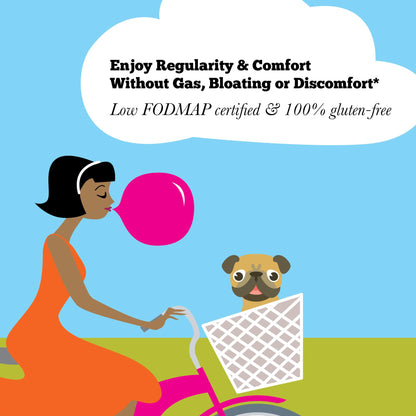 Regular Girl Organic Powder – Prebiotic Fiber & Probiotics for Women, Low FODMAP, 90 Servings