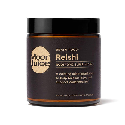 Moon Juice Reishi Organic Mushroom Powder – 700mg Beta-Glucans for Mood & Immunity