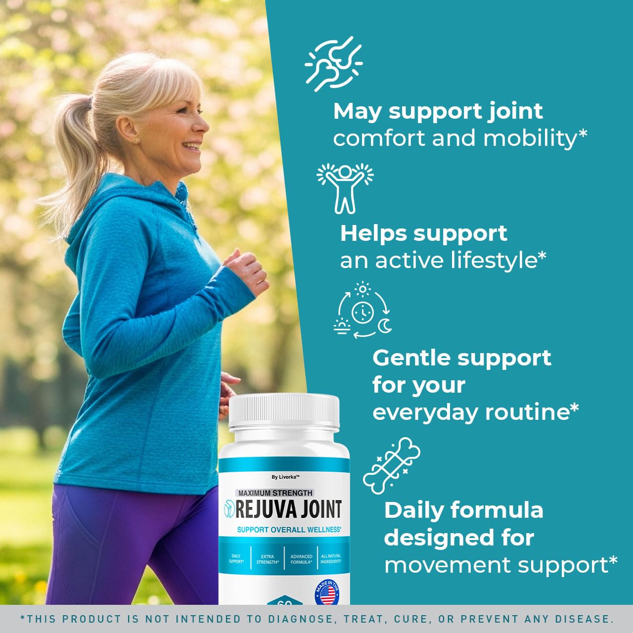 Rejuva Joint - Advanced Formula Maximum Strength Joint Support | 60 Capsules