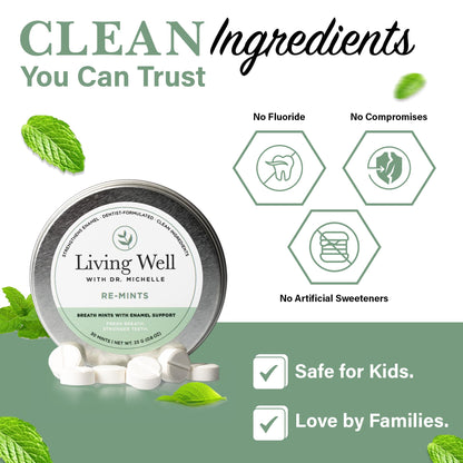 RE-MINTS by Dr. Michelle – Fluoride-Free Remineralizing Breath Lozenges