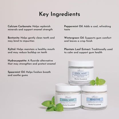 Remineralizing Tooth Powder – Fluoride-Free, Vegan & Real Food