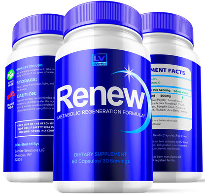 2 Pack Renew Capsules – Renew Pills, Renew Capsules Advanced & Renew Maximum | 120 Capsules for 2 Months