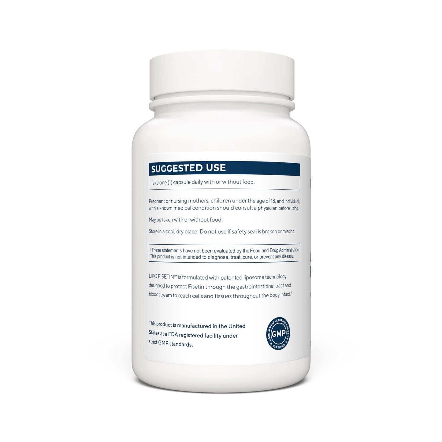 Renue By Science Fisetin - Liposomal 150mg per Serving | 90 Capsules | Senolytic, Bioavailable, USA Made