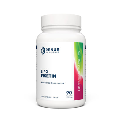 Renue By Science Fisetin - Liposomal 150mg per Serving | 90 Capsules | Senolytic, Bioavailable, USA Made