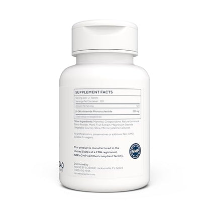 Renue By Science NMN Supplement | 240 Chewable Tablets – 125 mg NMN per Serving | Lemon Flavor | Made in USA | Third-Party Tested