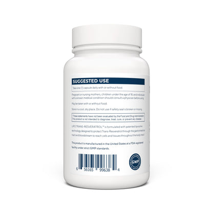 Renue By Science Resveratrol Liposomal – High Strength 125 mg, 90 Capsules, Made in USA
