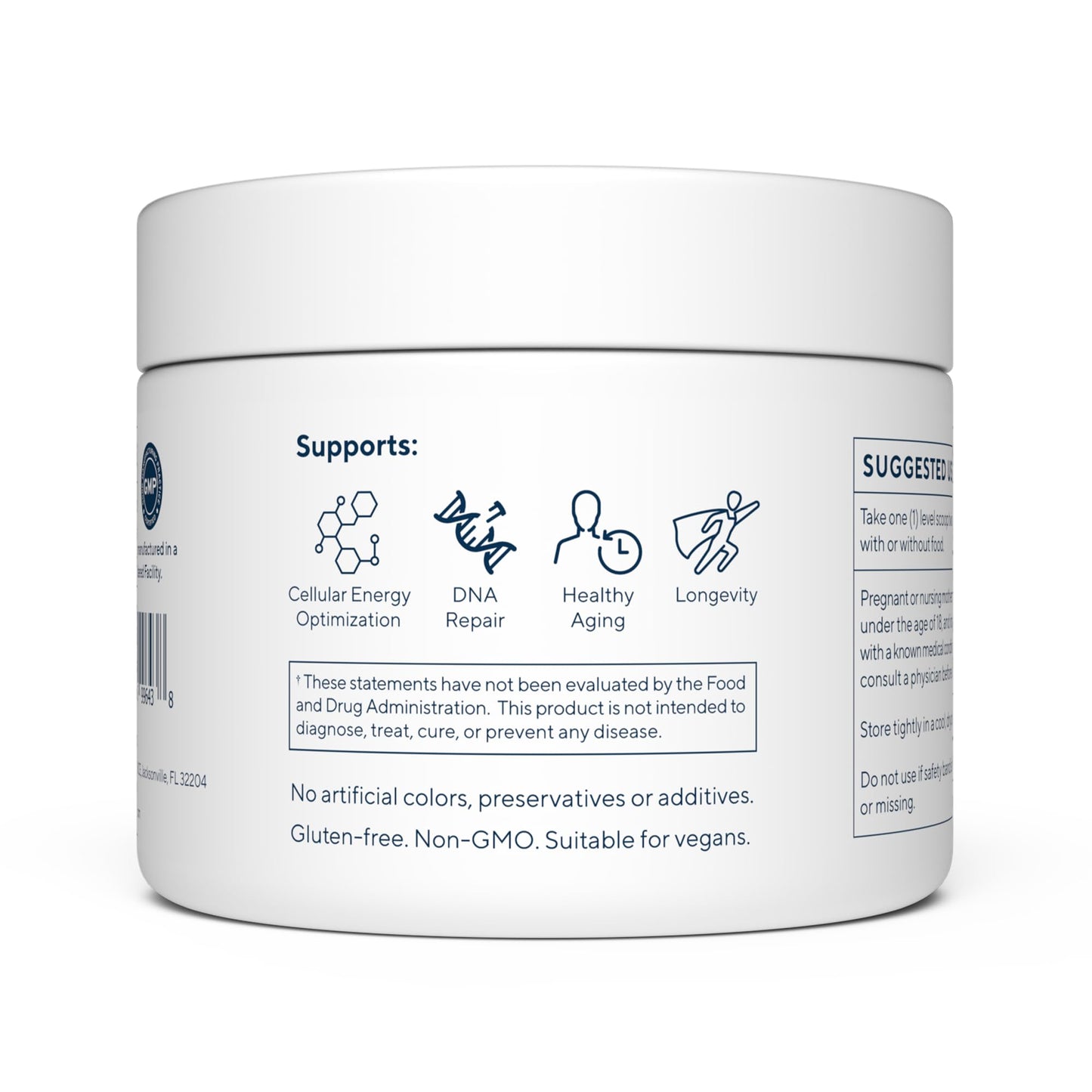 RENUE by Science NMN Powder – 100g, 500mg per Serving, Fast-Dissolve Sublingual, USA Made, Third-Party Tested