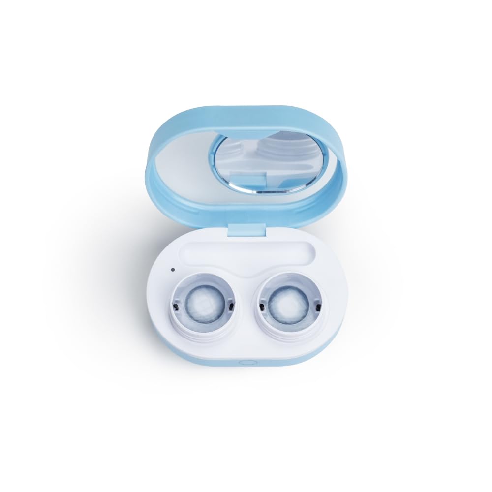 Soft Contact Lens Cleaner with Electrophoresis Tech – ReO2 Mini Pro (Blue)