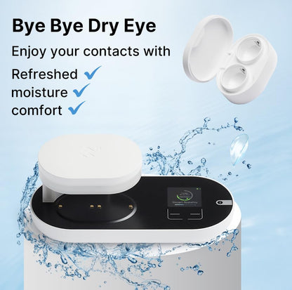 ReO2 Soft Contact Lens Cleaner – Moisture Retention & Electrophoresis Tech (White)