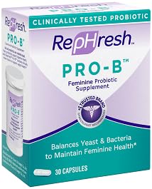 Rephresh Pro-B Probiotic Feminine Supplement - 3-Pack, 90 Capsules