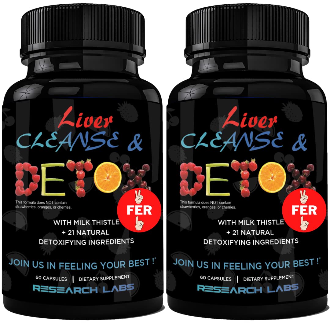 Research Labs Liver Detox 2 Pack – Doctor-Recommended Cleanse